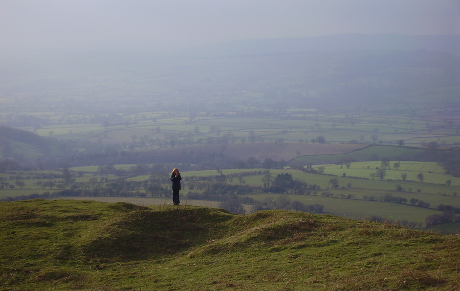 view from Brown Clee looking south