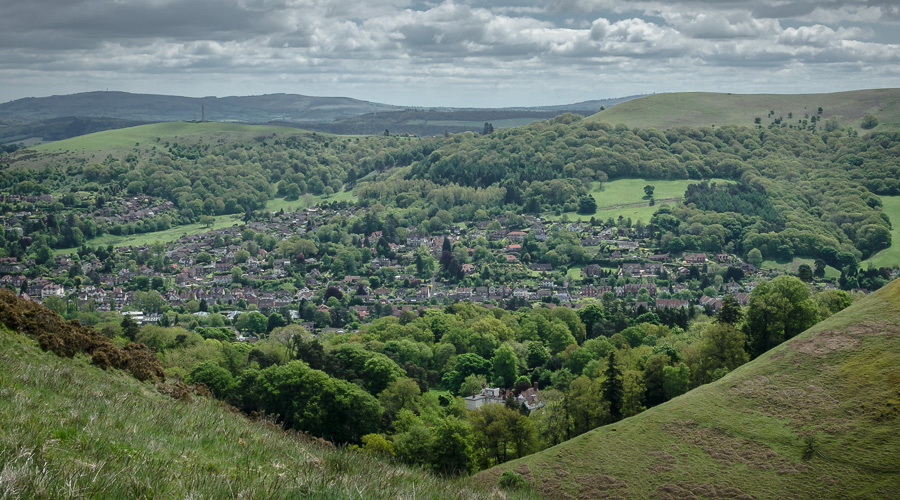 photograph of The heart of the Shropshire Hills, Church Stretton, by Phil King